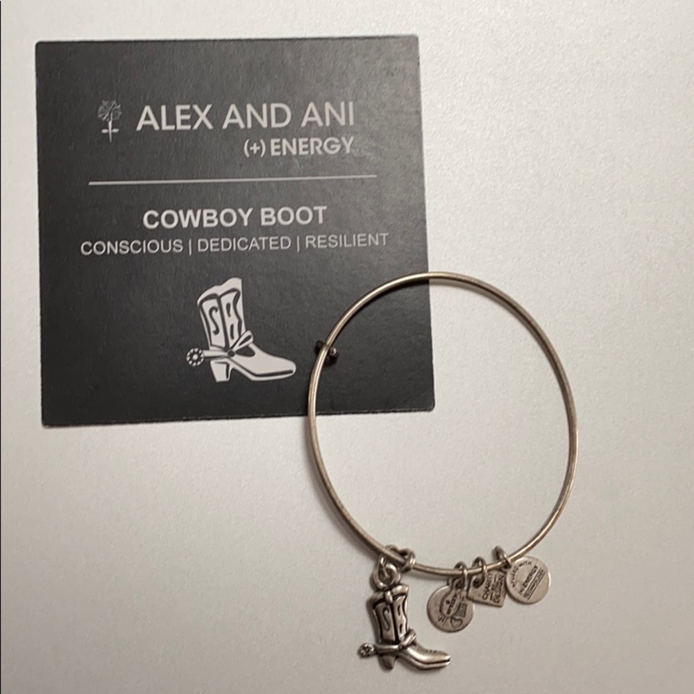 Alex and Ani Cowboy Boot Bracelet
